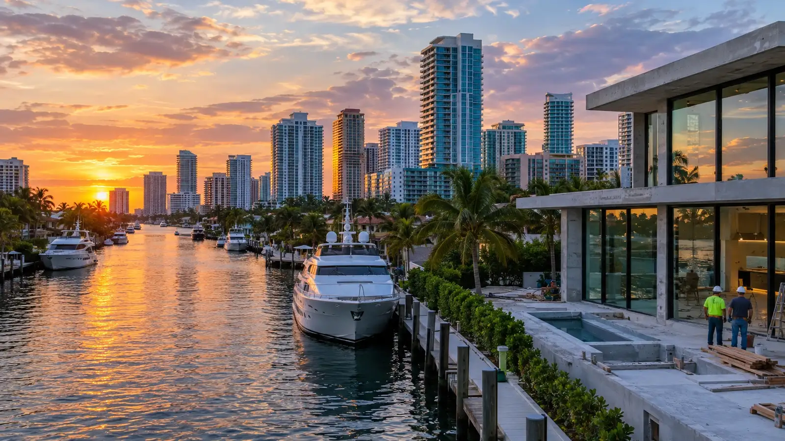 A building scene near Hollywood, FL