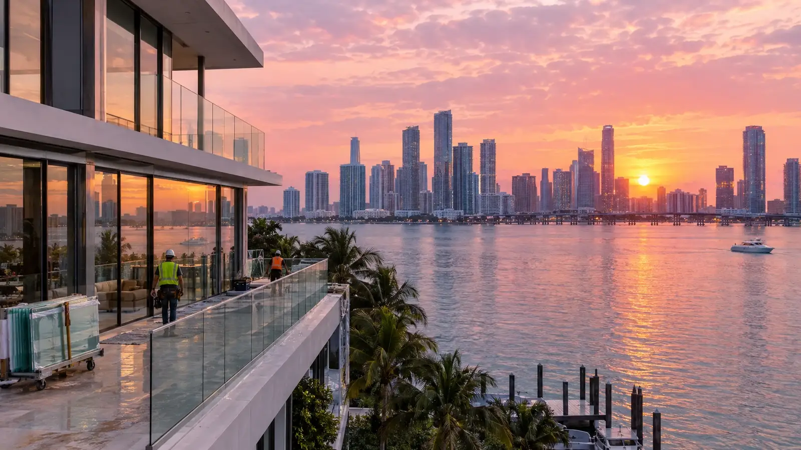 A building scene from the Miami-Dade area of Florida