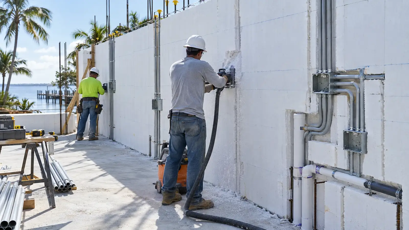 Coordinating Trades Around ICF Walls