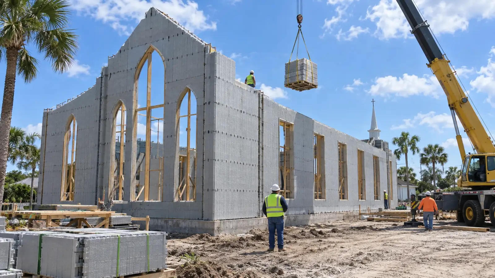 ICF Schools, Churches and Civic Buildings in Florida