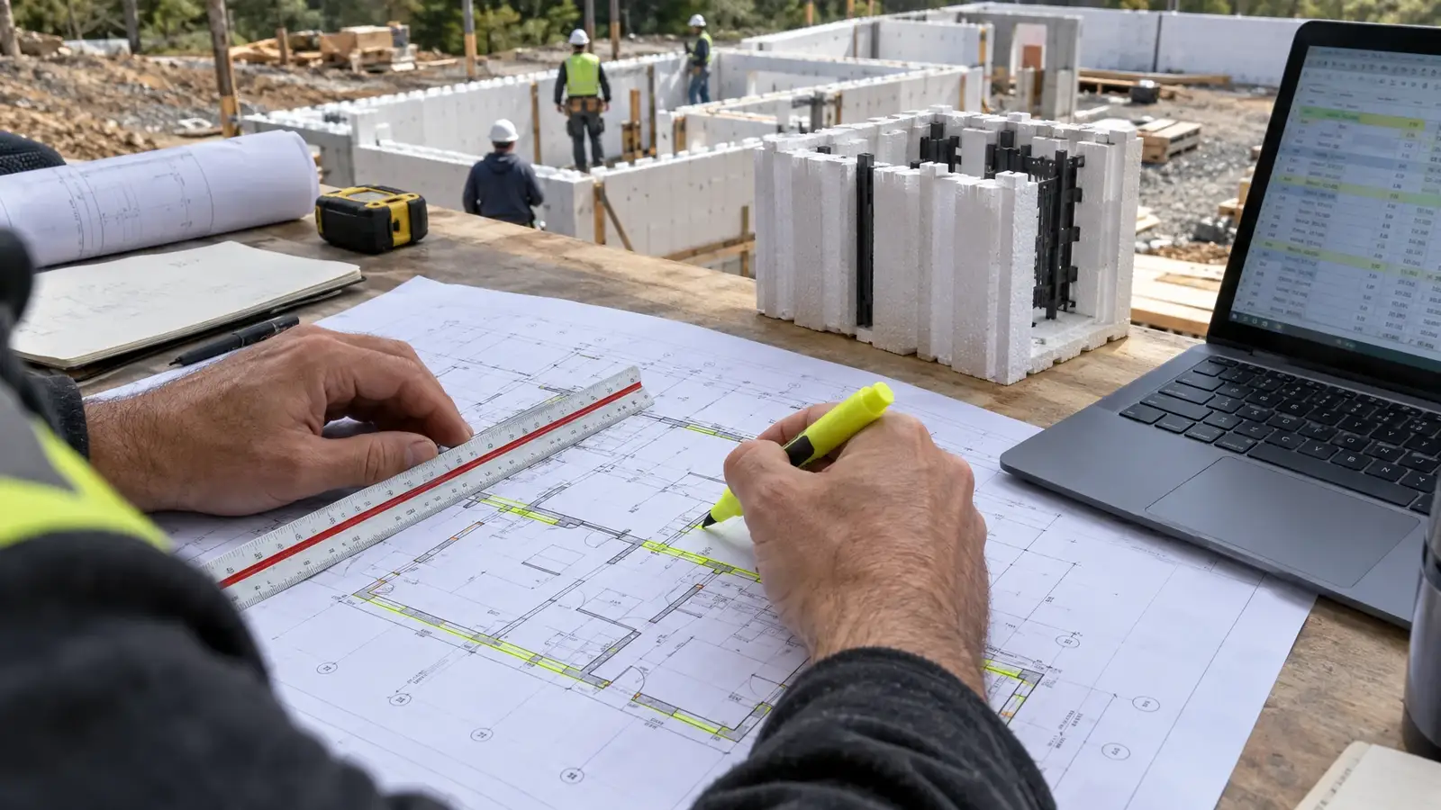 ICF Takeoffs and Engineering Support for Florida builders