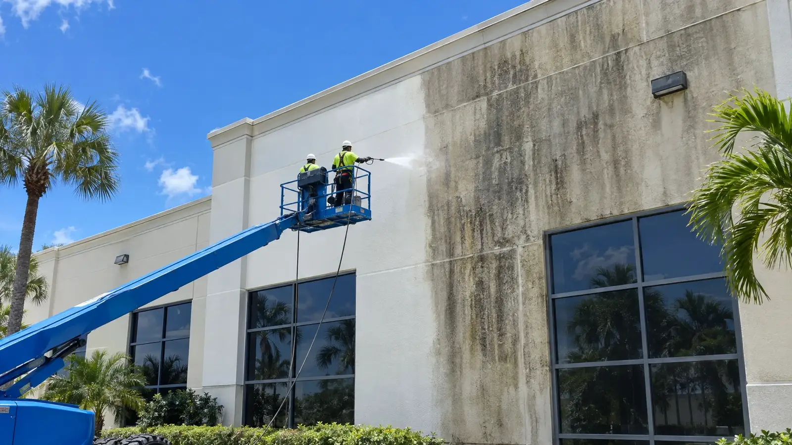 Commercial Exterior Stain Removal in Florida