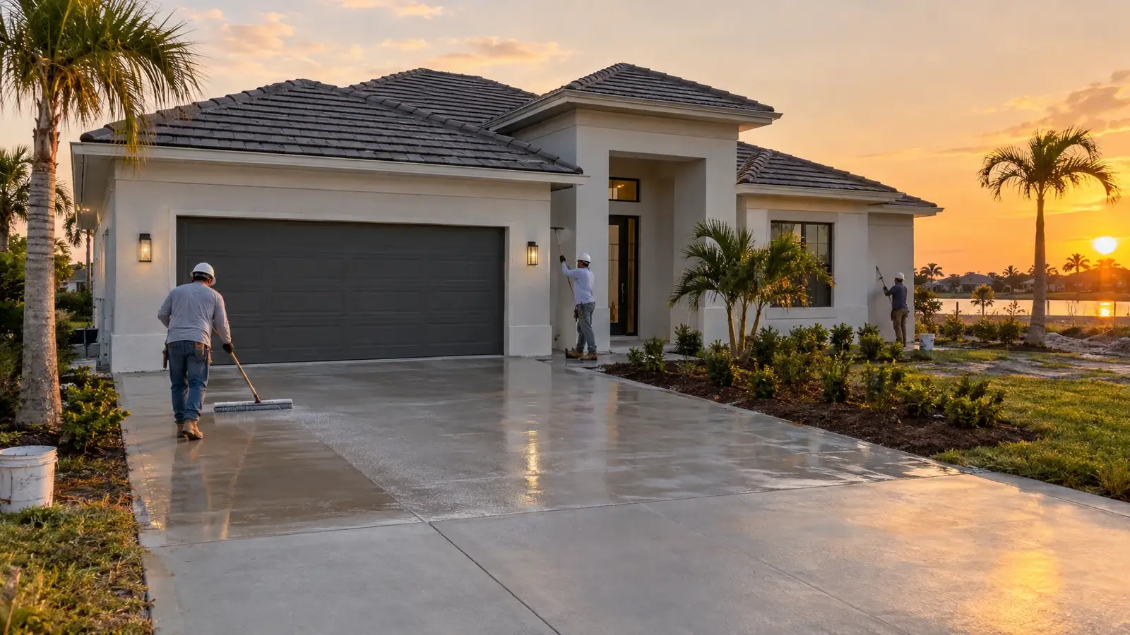New-Build Exterior Finishing in Florida