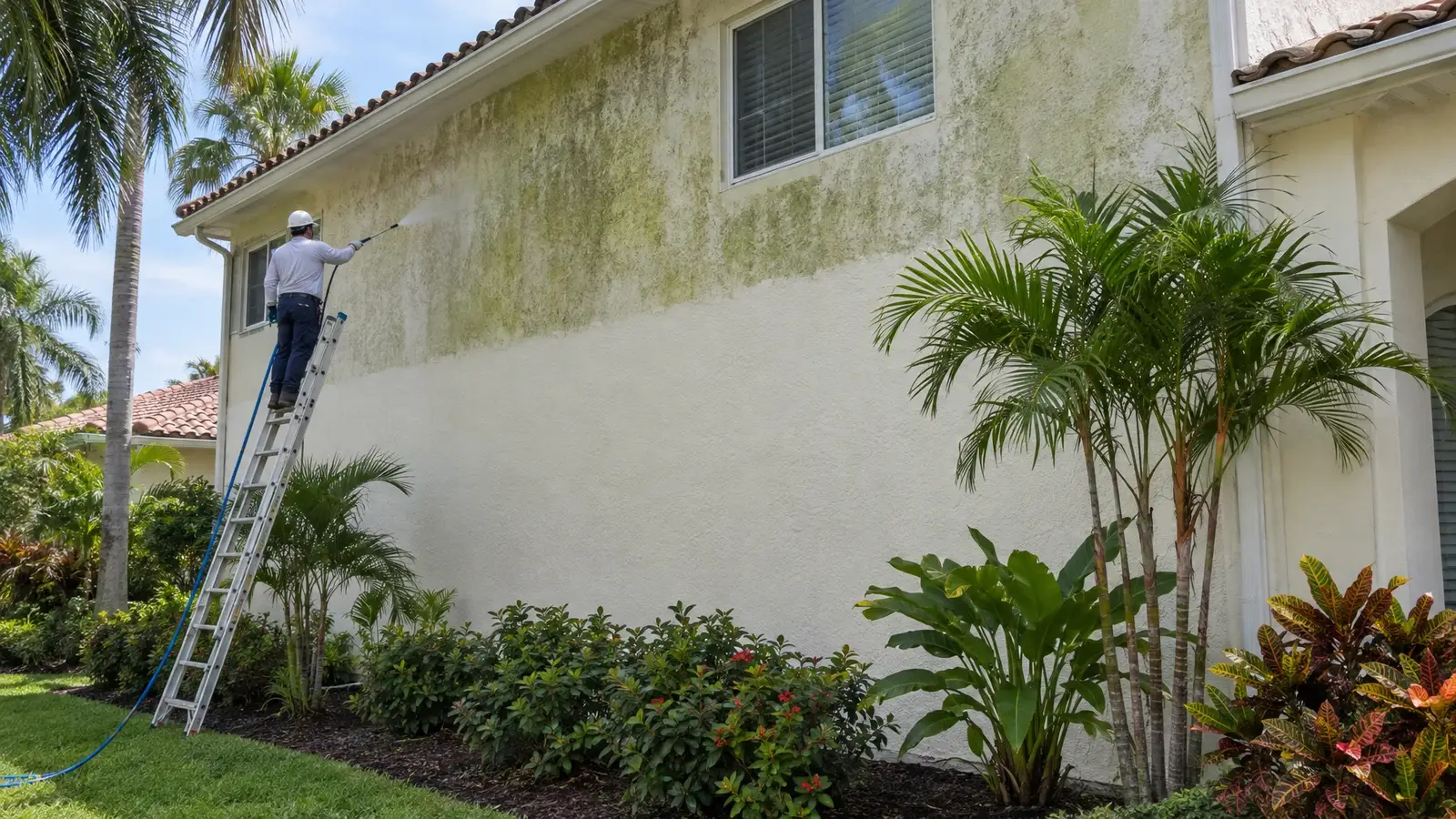 Stucco Stain Removal in Florida
